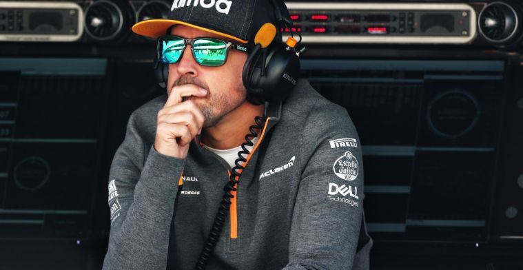 Fernando Alonso denkt op dit moment niet aan terugkeer Formule 1