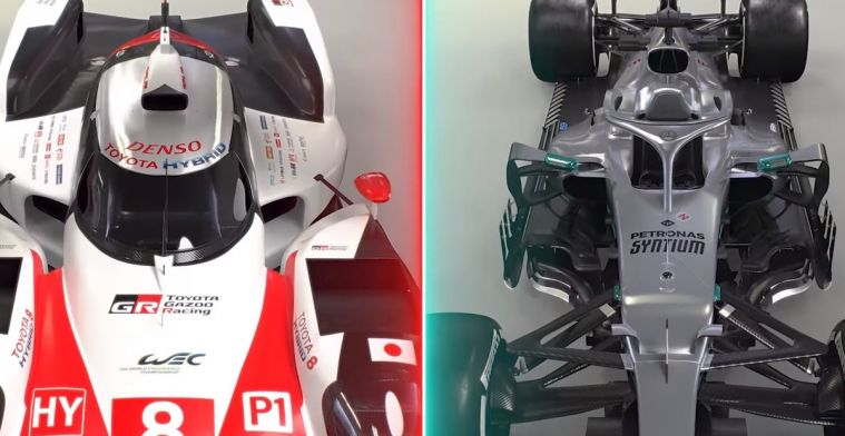 KIJKEN: Het verschil tussen de LMP1 en een Formule 1-auto