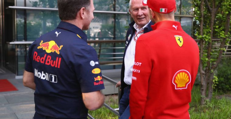 Horner: Vettel zit bij Ferrari in de hogedrukpan