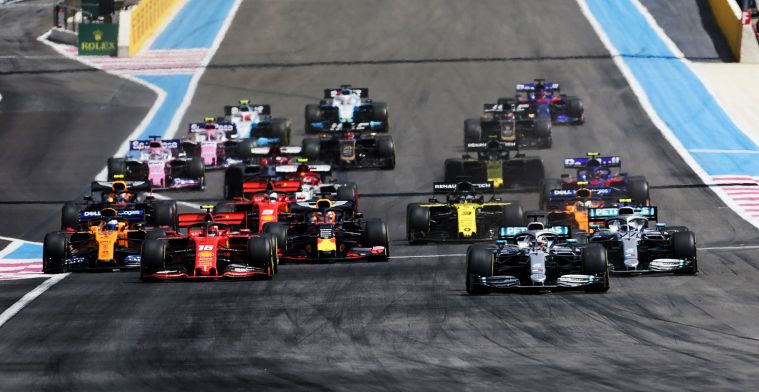 Samenvatting GP Frankrijk: Lewis wint foutloos, Max Verstappen wéér P4