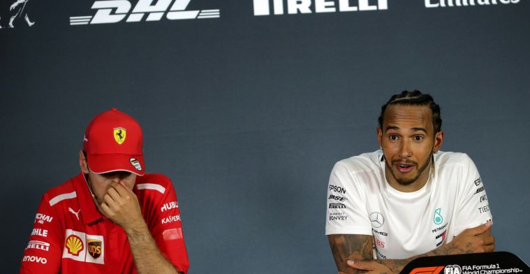 Sebastian Vettel grapt over tempo Lewis: Hij kon beter gaan lopen!