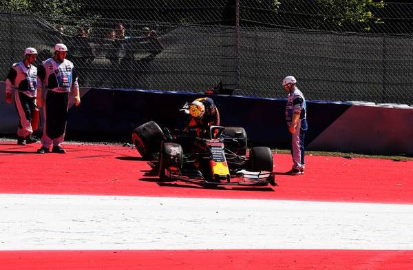 Max Verstappen over crash: “Ik heb de monteurs een plezier gedaan”