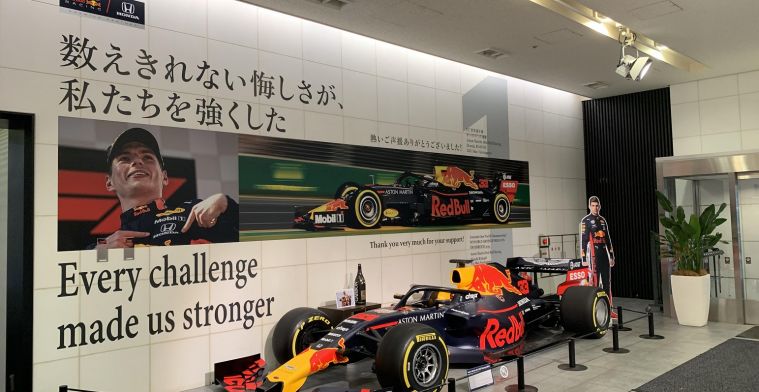 Max Verstappen krijgt een wel heel speciaal plekje op het hoofdkantoor van Honda!