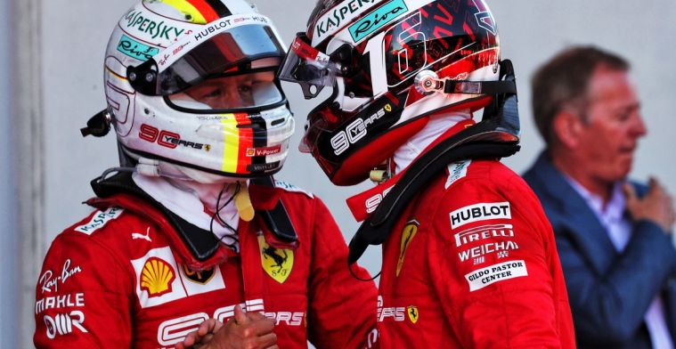 Leclerc over Vettel: Ik zie hem niet met pensioen gaan na dit seizoen