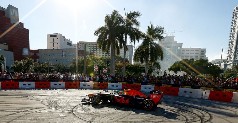 Grand Prix in straten van Miami 'komt er', maar wel op de lange termijn