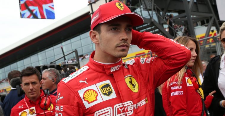 Leclerc reageert op crash tussen Verstappen en Vettel