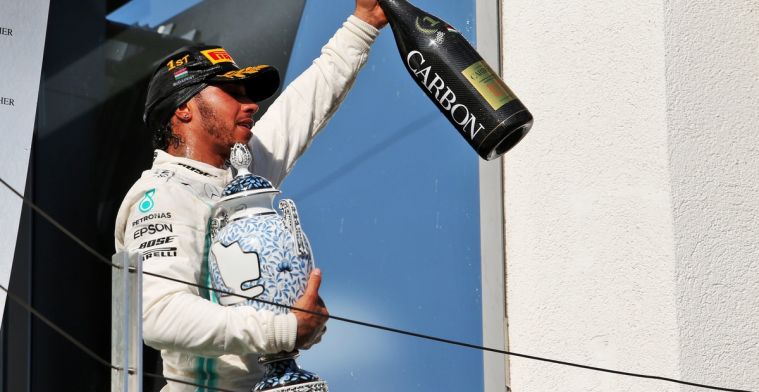 Hamilton genoot van zijn gevecht met Verstappen tijdens GP Hongarije