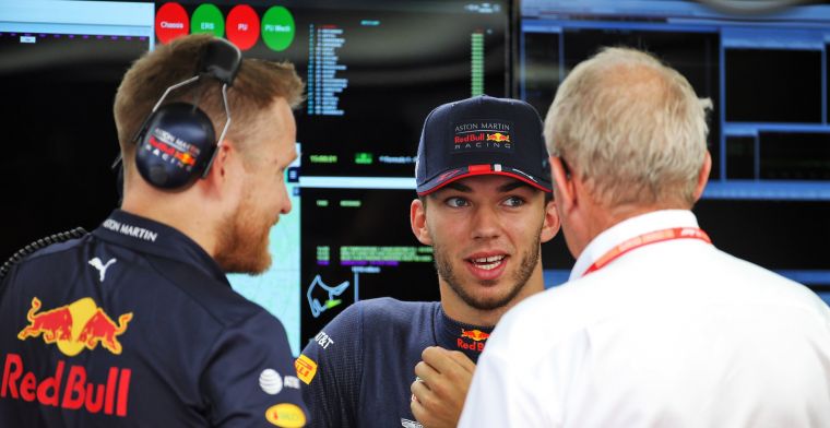 Horner voert de druk op bij Gasly: Wij racen niet tegen Sauber en McLaren