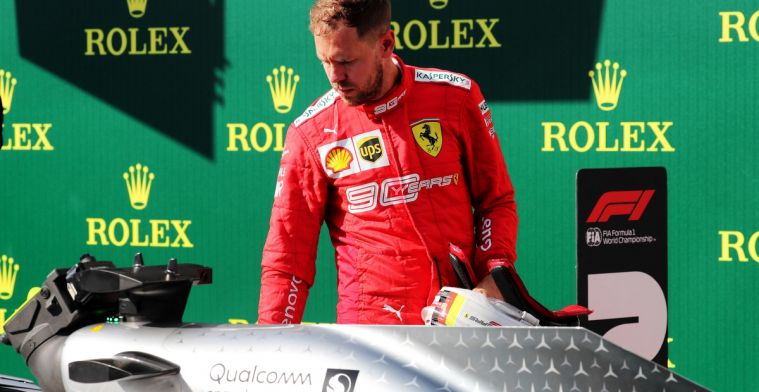 Vettel bekent dat hij niet overal geweldig werk heeft geleverd