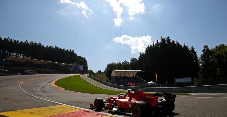 Samenvatting kwalificatie GP België: Ferrari domineert, Verstappen op P5