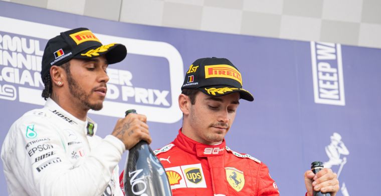 Hamilton onder de indruk van Leclerc: Direct mee kunnen komen is niet makkelijk!