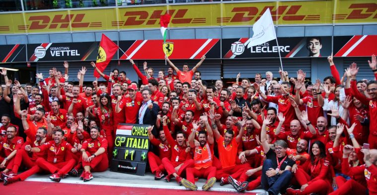 Rapportcijfers voor de teams na de Grand Prix van Italië