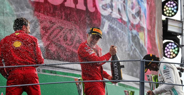 Internationale pers viert vrolijk mee met thuisoverwinning Ferrari op Monza!
