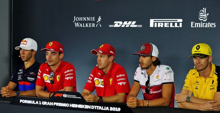 Deze heren schuiven aan bij persconferentie voor de Grand Prix van Singapore