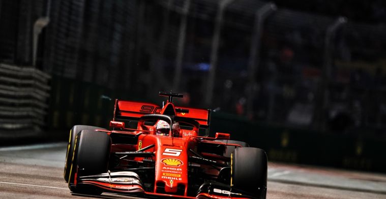 Vettel is teleurgesteld is laatste ronde: Ik ben er natuurlijk niet tevreden mee