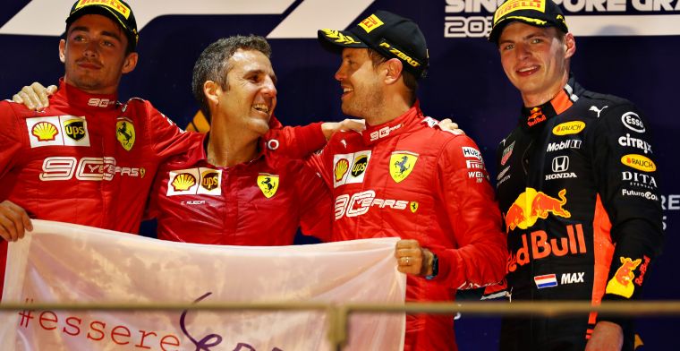 F1 WK-stand: Verstappen zakt plekje, in hevig gevecht verwikkeld met Ferrari's