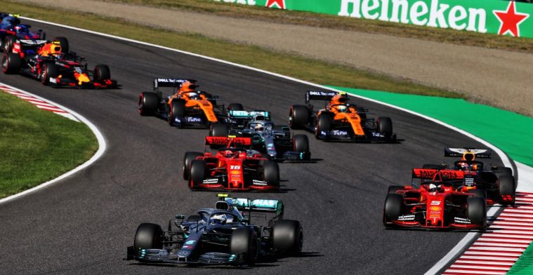 Samenvatting Grand Prix van Japan: Verstappen valt uit, Mercedes wereldkampioen
