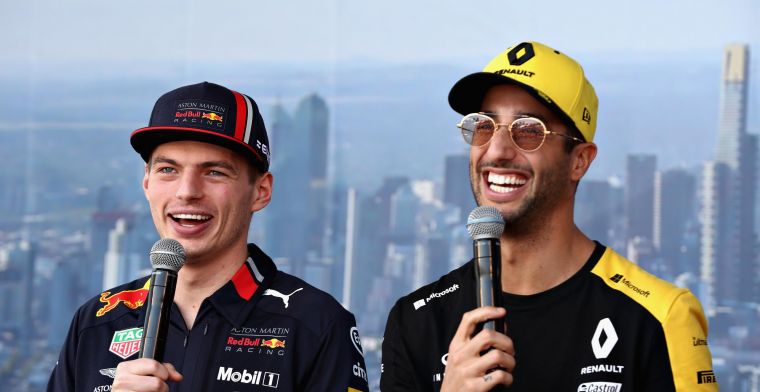 Verstappen vond Ricciardo als teamgenoot 'ideaal': Wil iemand die strijd aan kan
