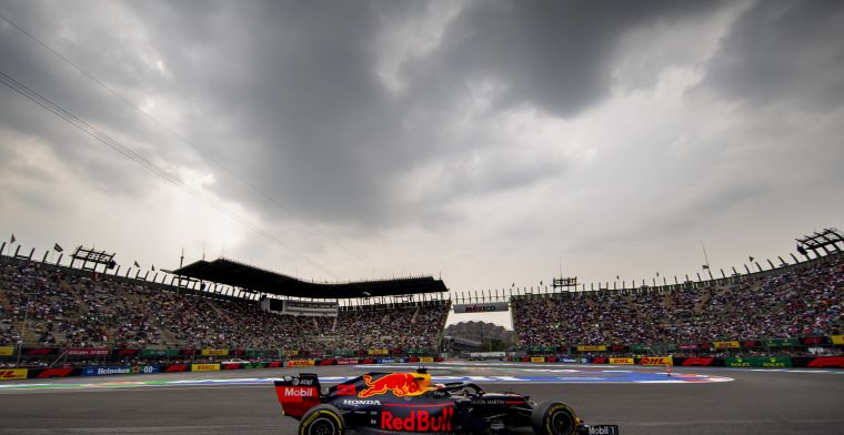 Weerupdate GP Mexico: Regen op komst, maar pas tegen einde van de race!