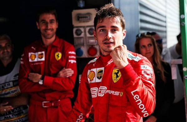 Leclerc: “Inderdaad, altijd interessant om te starten naast Verstappen”