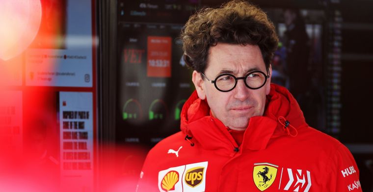 Binotto kritisch: P2 behalen in het kampioenschap is niet genoeg voor Ferrari