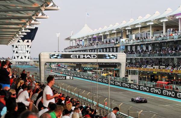 Dit is de voorlopige startgrid voor de GP van Abu Dhabi