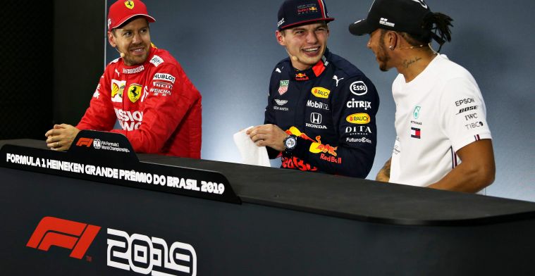 Vettel gaat Verstappen kerstkaart sturen: Krijg denk ik opnieuw geen antwoord