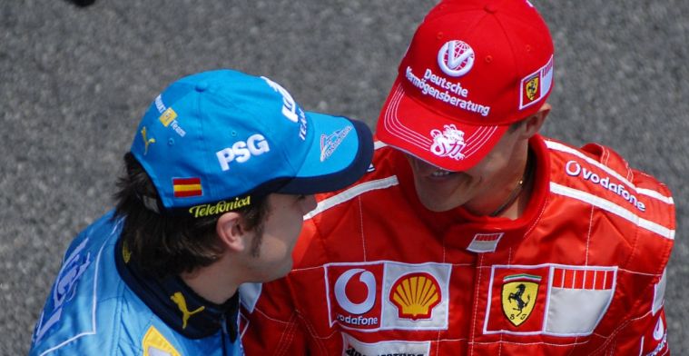 Alonso in vergelijking met Schumacher: Fernando is veel openlijker meedogenloos
