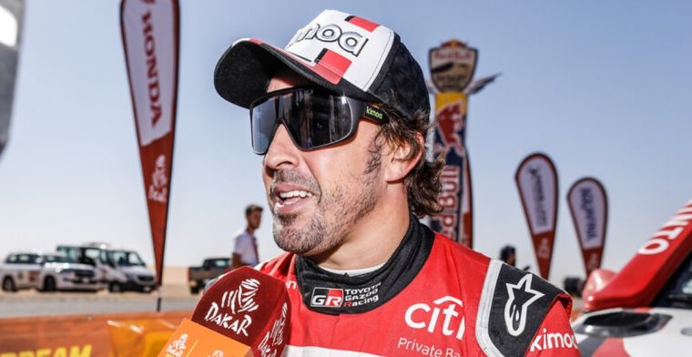 Alonso héél dicht bij eerste overwinning in etappe 8 van Dakar Rally