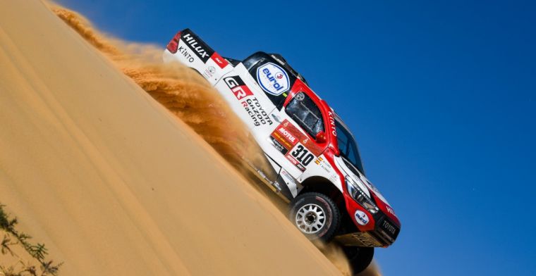 Dakar Rally 2020 | Beelden van crash Alonso; duintop fungeert als springschans