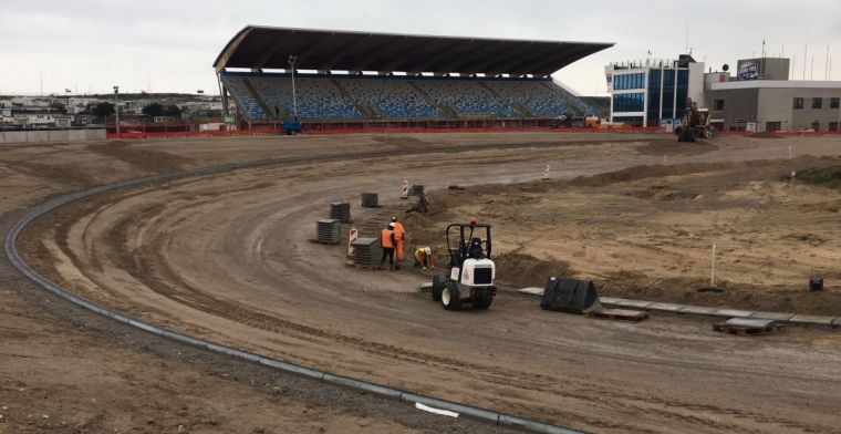 Circuit Zandvoort is begonnen met asfalteren; ook run-offs krijgen vorm