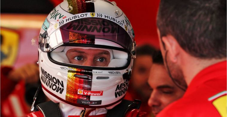 Vettel is terug naar de basis gegaan op de kartbaan