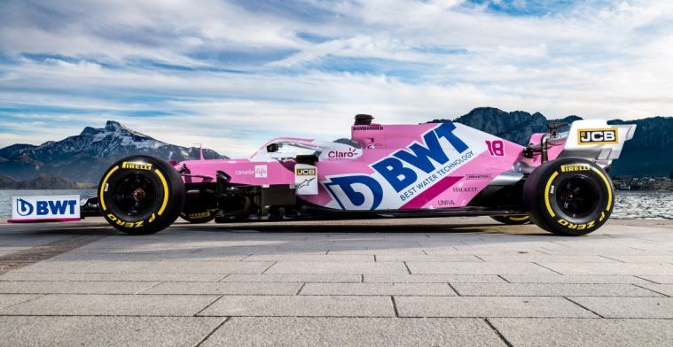 Racing Point onthulling: Nieuwe livery op oude wagen