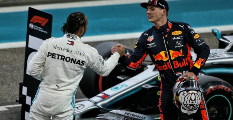 Hamilton grapt over Verstappen: ''Dat is niet belangrijk voor hem''