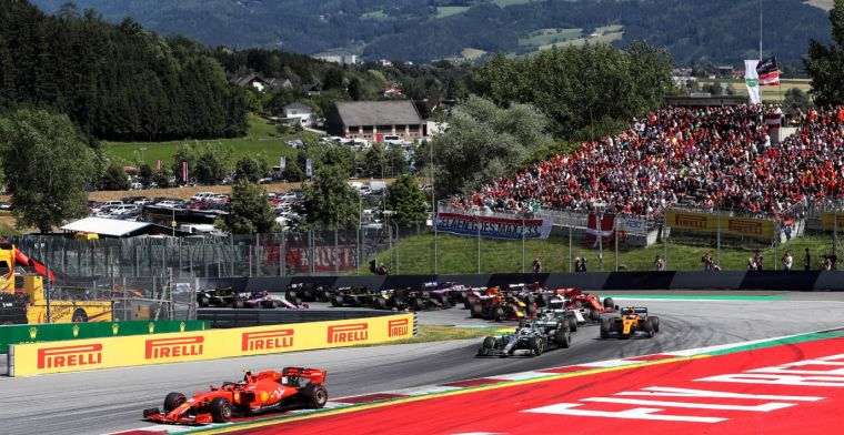 Start F1-seizoen in Oostenrijk onzeker, grote evenementen voorlopig verboden