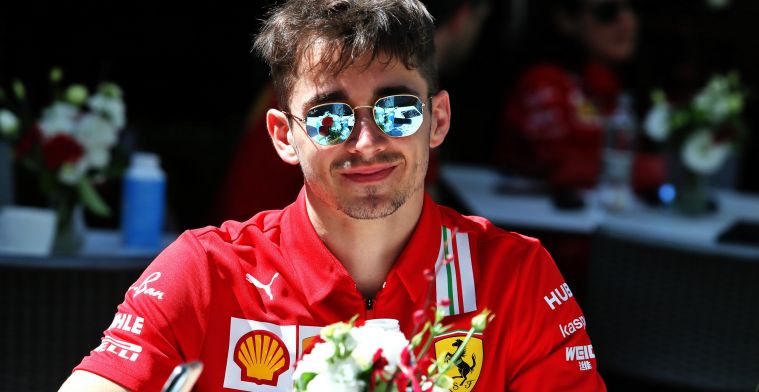 Leclerc heeft hoop: ''Het zou mooi zijn als hij bij Ferrari blijft''