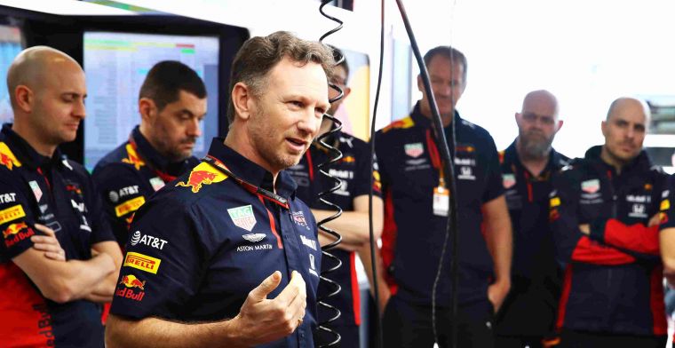 Horner complimenteert Red Bull-werknemers: Een fenomenale inspanning