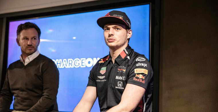 Horner: Verstappen heeft al meer races op simulator verreden, dan in F1-seizoen