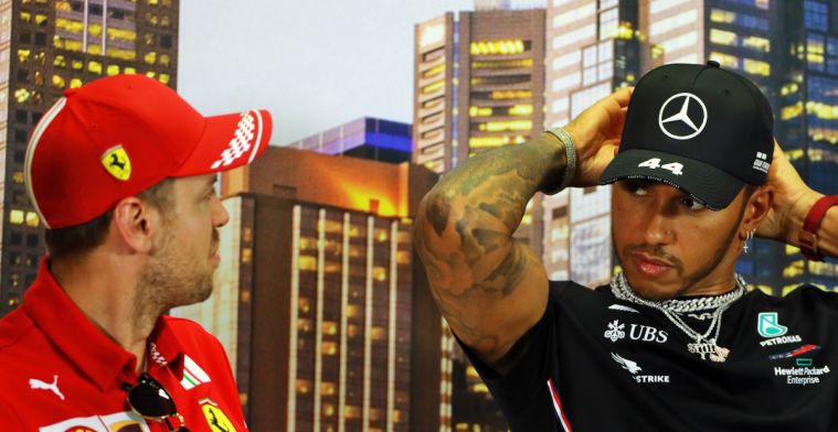 Horner: Vettel en Hamilton naast elkaar zou geweldig zijn om te zien