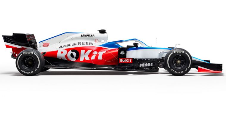 Gaat de Williams FW43 er zo uitzien nu ROKiT vertrokken is als titelsponsor?