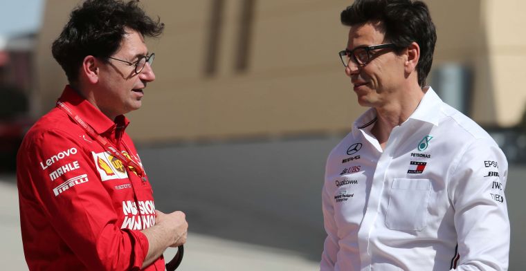 Mercedes in de underdog-rol: ''Wij moeten het gat met Ferrari nog dichten''