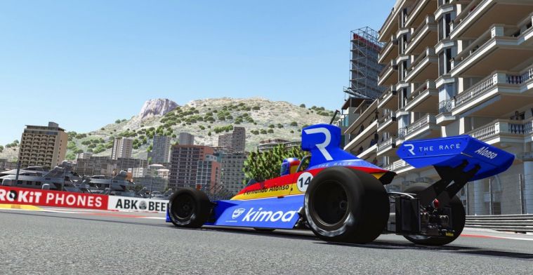 Alonso onderweg naar virtuele 'Triple Crown' met vijfde overwinning op rij