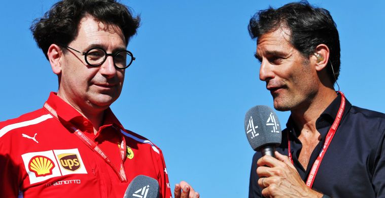 Webber snapt niks van Ferrari en Ricciardo: ''Dit is nu al de tweede kans''