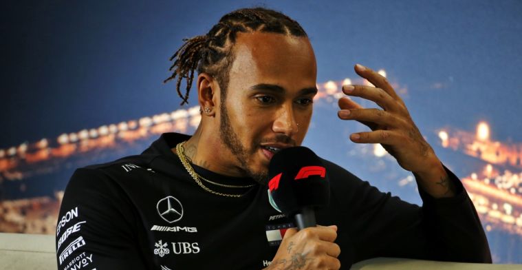 F1 prijst Hamilton en wil 'aan de juiste kant van de geschiedenis staan'