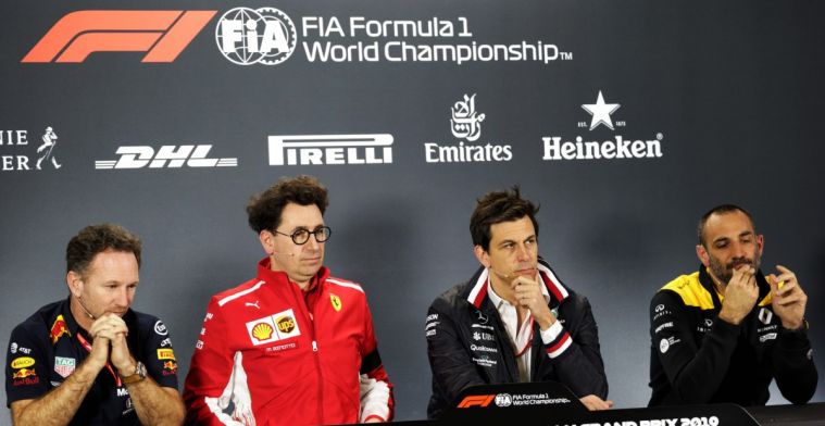 Wolff, Horner, Binotto en hun toekomstvisie voor de Formule 1
