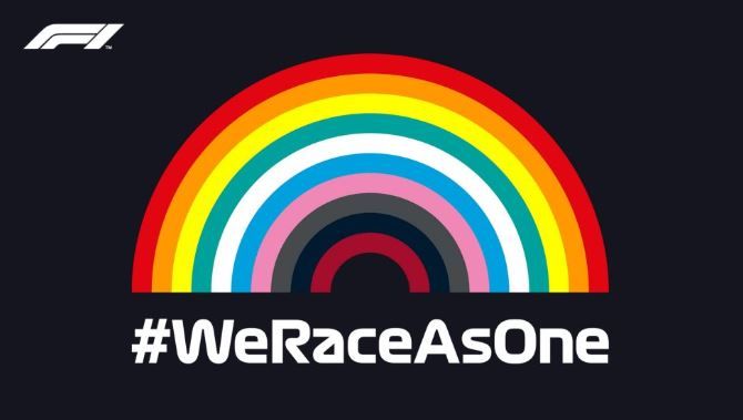 Formule 1-teams scharen zich achter de sport in de strijd tegen racisme