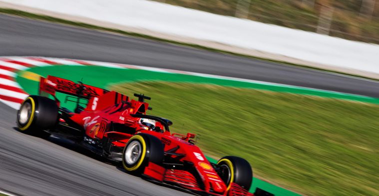 Vettel en Leclerc sturen Ferrari uit 2018 het circuit van Mugello op