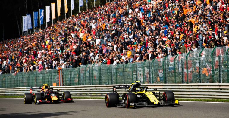 Ondanks versoepeling van de regels mogen er geen fans naar Grand Prix van België