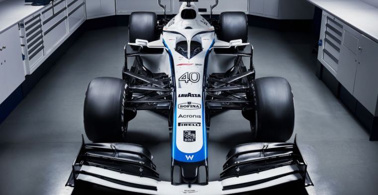 Dit zijn de nieuwe kleuren voor Williams in het Formule 1 seizoen van 2020!