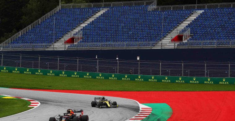 Formule 1 geeft update; geen coronabesmettingen op de paddock